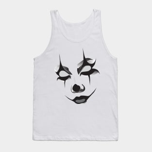 Venice Carnival. Mask outline black Tank Top